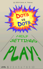 Dots vs. Dots main screen